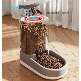 Pet Automatic Feeder Cat Food Bowl Things for Cats Puppy Bowl Feeding Watering Supplies Drinker Dog Food Storage Dispenser