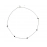 925 Silver Zircon Clover 18K Chain Choker Necklaces for Fashion Women Classic Fine Jewelry Minimalist Accessories