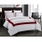 Luxury Bedding Sets White Quilt/Duvet Cover Set Squares Comforter Bedding Cover Pillowcase Bed Linen King Queen Bedclothes